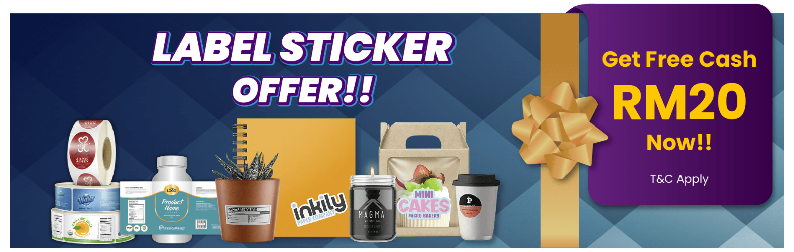 Claim Label Sticker Voucher